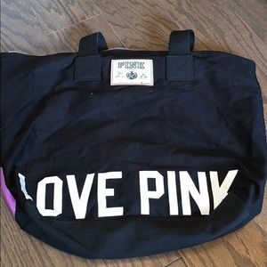 Canvas LOVE PINK bag